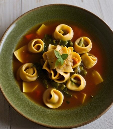Vegetable Tortellini Soup recipe image