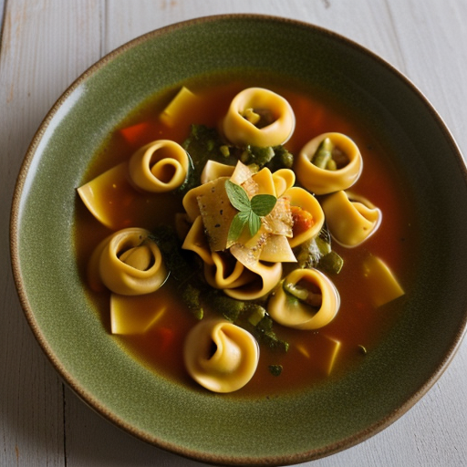 Vegetable Tortellini Soup recipe image
