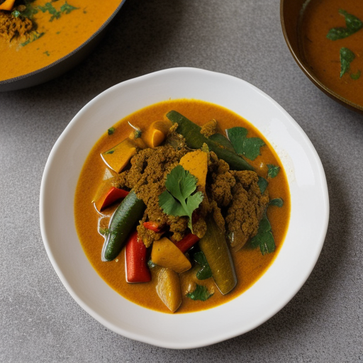 Vegetable and Coconut Curry recipe image