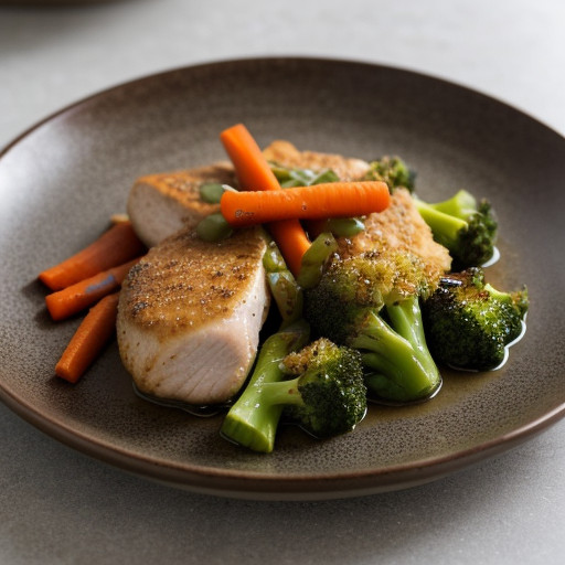 Vegetables With Chicken Breast (German recipe image