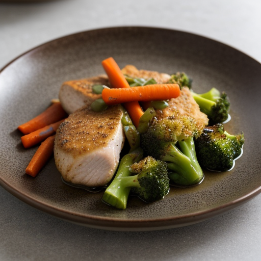 Vegetables With Chicken Breast (German recipe image