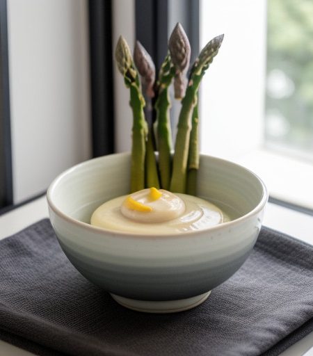 Vegetables With Miso Hollandaise Sauce recipe image