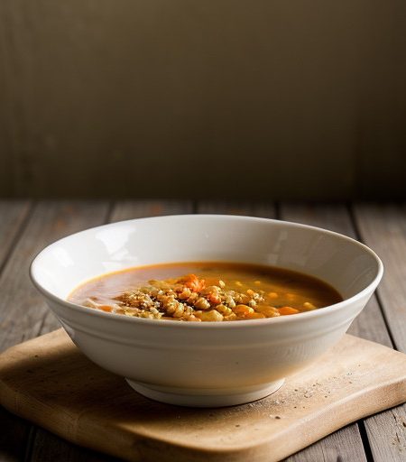 Vegetarian Barley-Vegetable Soup recipe image