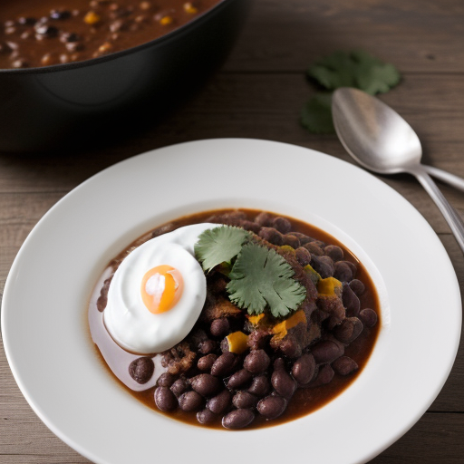 Vegetarian Black Bean Chili recipe image
