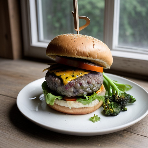 Vegetarian Burger recipe image