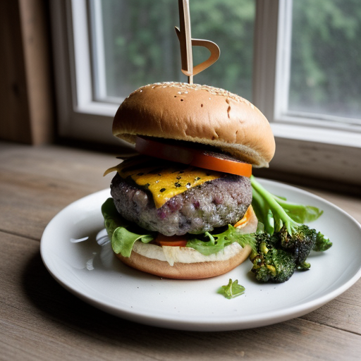 Vegetarian Burger recipe image