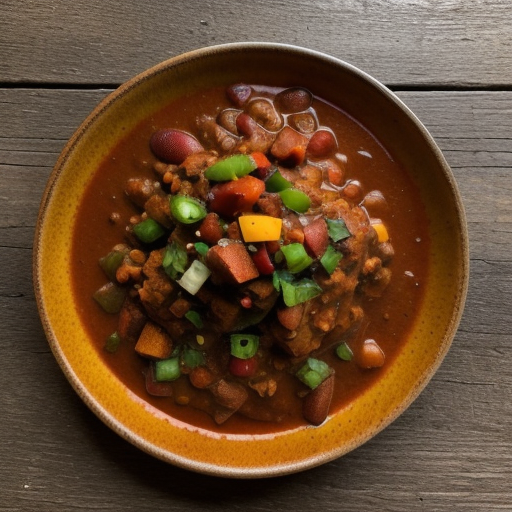 Vegetarian Chili in Sweet Potato Boats recipe image