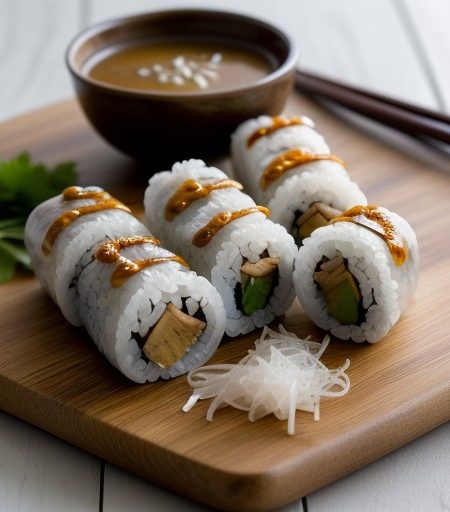 Vegetarian Crystal Vietnamese Rolls - Pt.1 recipe image