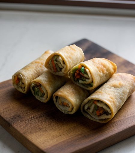 Vegetarian Egg Rolls recipe image
