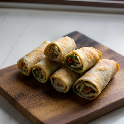 Vegetarian Egg Rolls recipe image