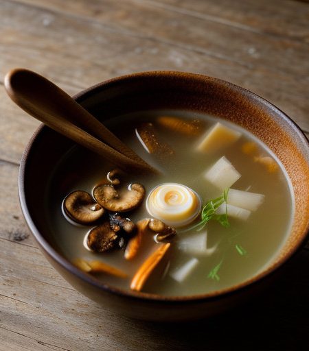 Vegetarian Hot & Sour Soup recipe image