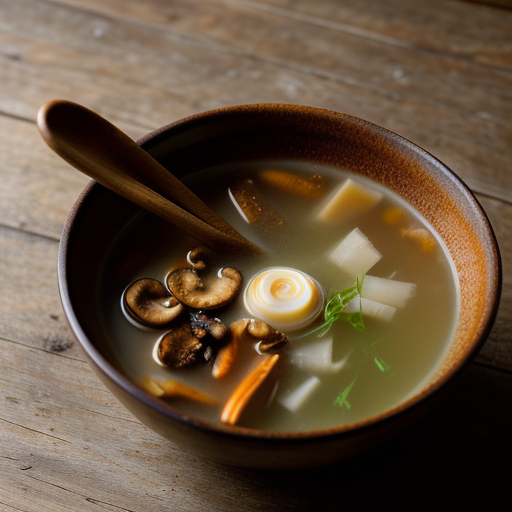 Vegetarian Hot & Sour Soup recipe image