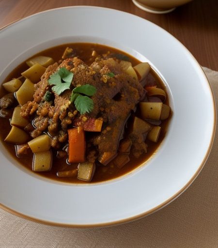 Vegetarian Hungarian Goulash recipe image