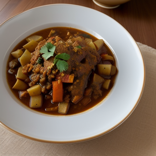 Vegetarian Hungarian Goulash recipe image