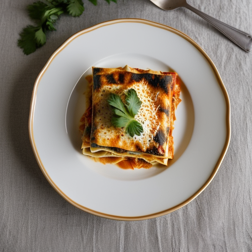 Vegetarian Lasagne E Tre Formaggi recipe image