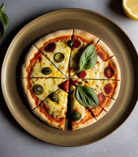 Vegetarian Padadise Pizza recipe image