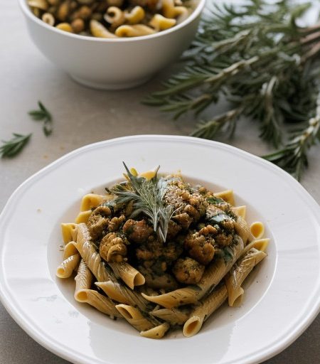 Vegetarian Pasta Shells recipe image