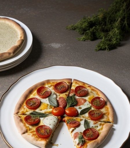 Vegetarian Pizza recipe image