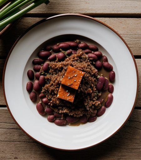 Vegetarian Red Beans & Seven-Grain Dirty Ri recipe image