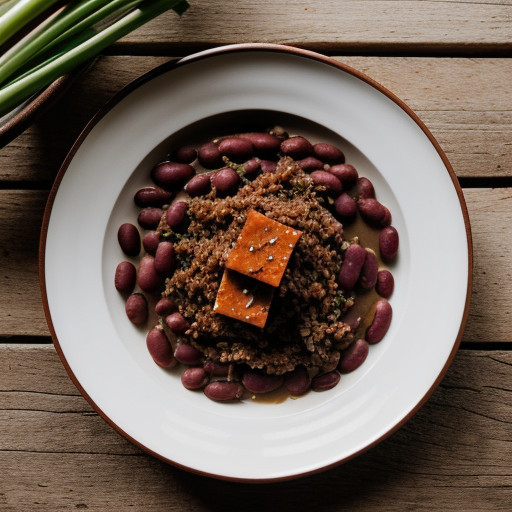 Vegetarian Red Beans & Seven-Grain Dirty Ri recipe image