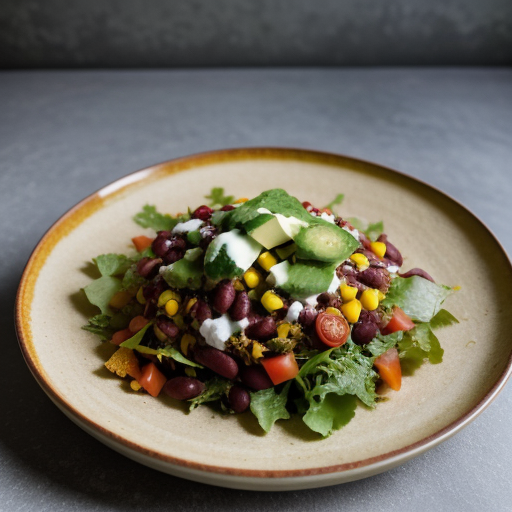 Vegetarian Taco Salad recipe image