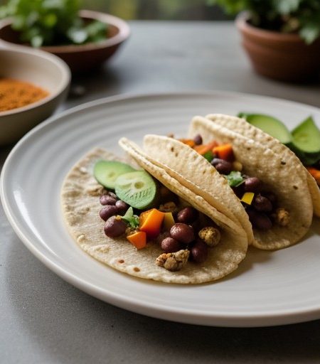 Vegetarian Tacos recipe image