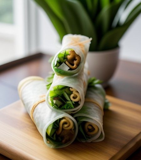 Vegetarian Vietnamese Spring Rolls - Pt. 1 recipe image
