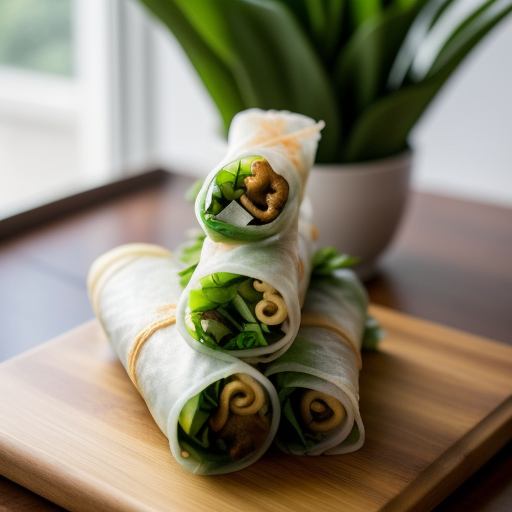 Vegetarian Vietnamese Spring Rolls - Pt. 1 recipe image