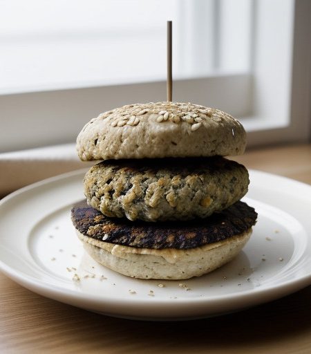 Veggie Oat-Burgers recipe image