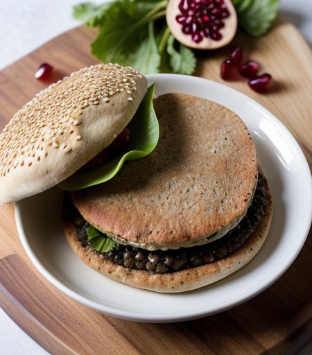 Vegiburgers in Pita Bread recipe image