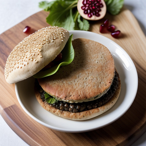 Vegiburgers in Pita Bread recipe image