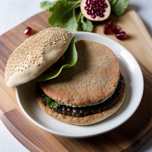 Vegiburgers in Pita Bread recipe image