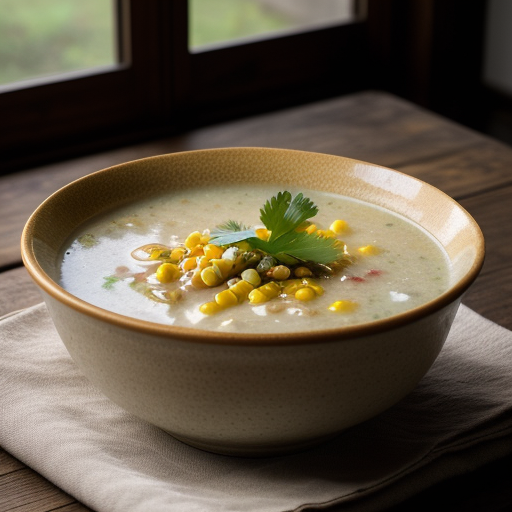 Velvet Chicken & Sweet Corn Soup recipe image
