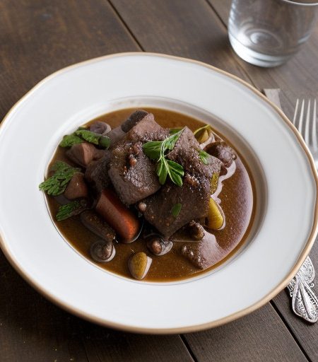 Venison Au Vin (Venison Au Vin recipe image