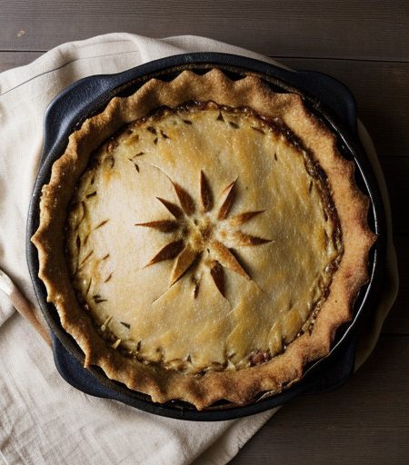 Venison Hamburger Rice Pie recipe image