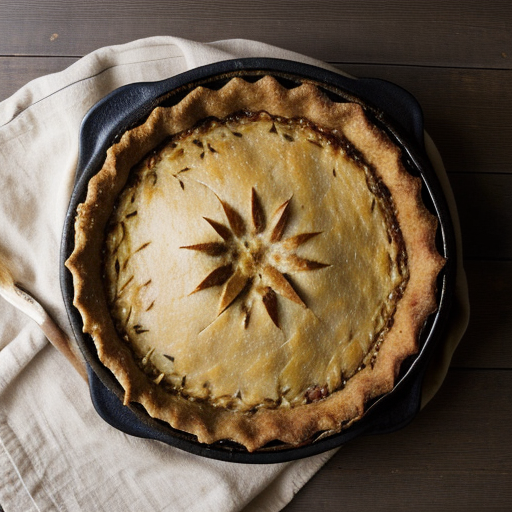 Venison Hamburger Rice Pie recipe image