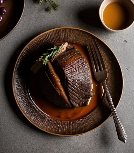 Venison Roast Burgundy recipe image