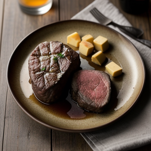 Venison Steaks in Wine recipe image