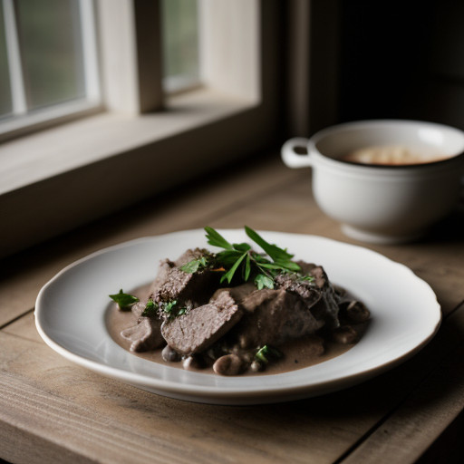 Venison Stroganoff recipe image