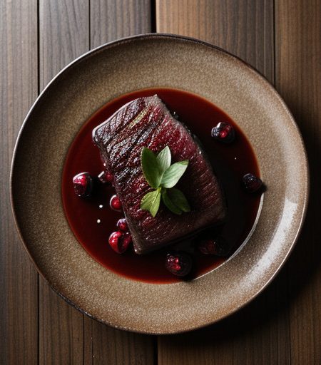 Venison With Cranberries recipe image