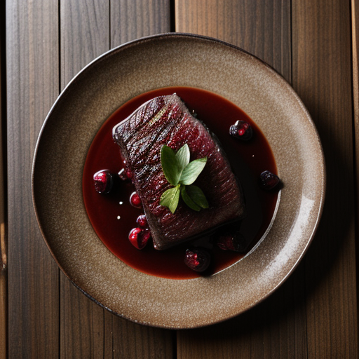 Venison With Cranberries recipe image