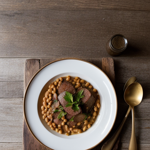 Venison and Melange of Sausage Cassoulet recipe image