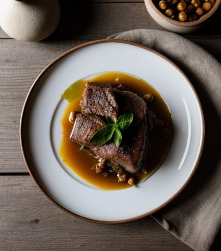 Veprove S Krenem (Piquant Pork With Horseradi recipe image