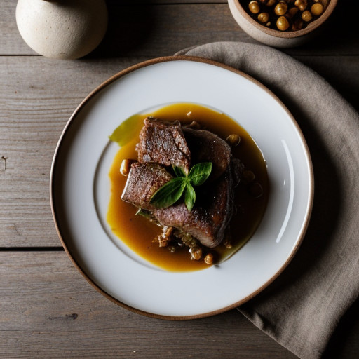 Veprove S Krenem (Piquant Pork With Horseradi recipe image