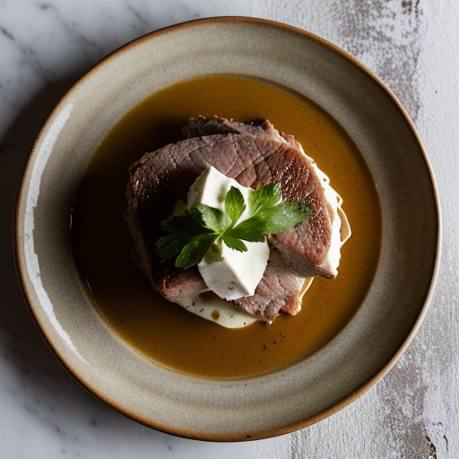Veprove S Krenem (Piquant Pork With Horseradish recipe image