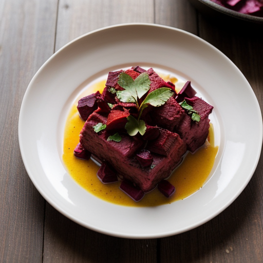 Vereshchaka - Pork & Beetroot Casserole recipe image