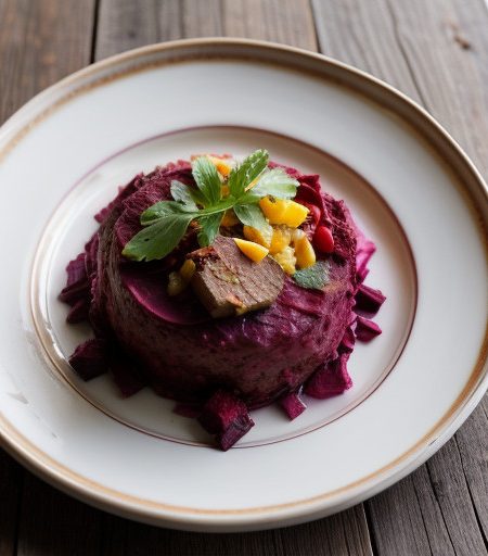 Vereshchaka - Pork and Beetroot Casserole recipe image