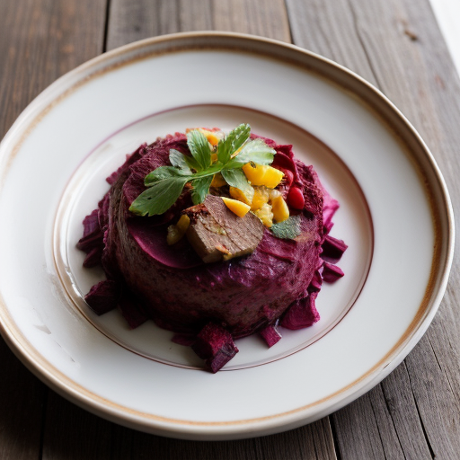 Vereshchaka - Pork and Beetroot Casserole recipe image