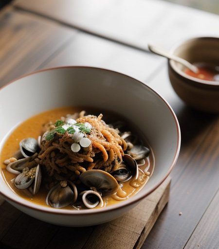 Vermicelli With Red Clam Sauce recipe image