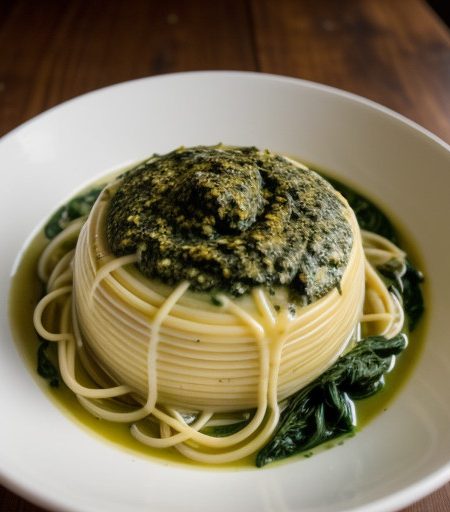 Vermicelli With Sauce Verde recipe image